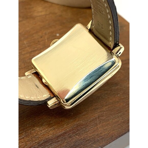 Rolex Precision 4645 Watch Vintage Swiss Automatic 14k Gold Case White Dial 31mm - Picture 6 of 16